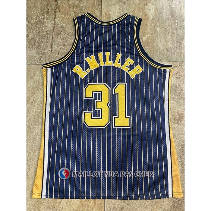 Maillot Indiana Pacers Reggie R.miller NO 31 Mitchell & Ness1994-95 Bleu